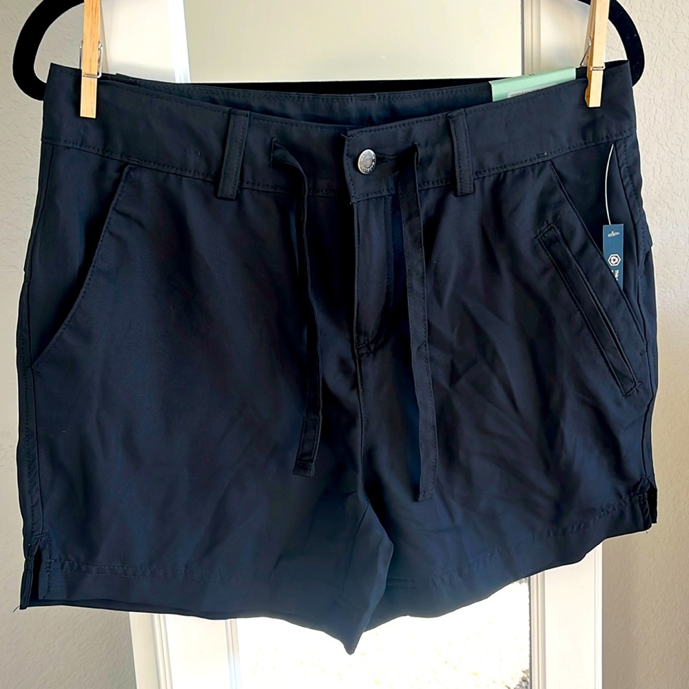 Women’s fishing shorts, black, medium